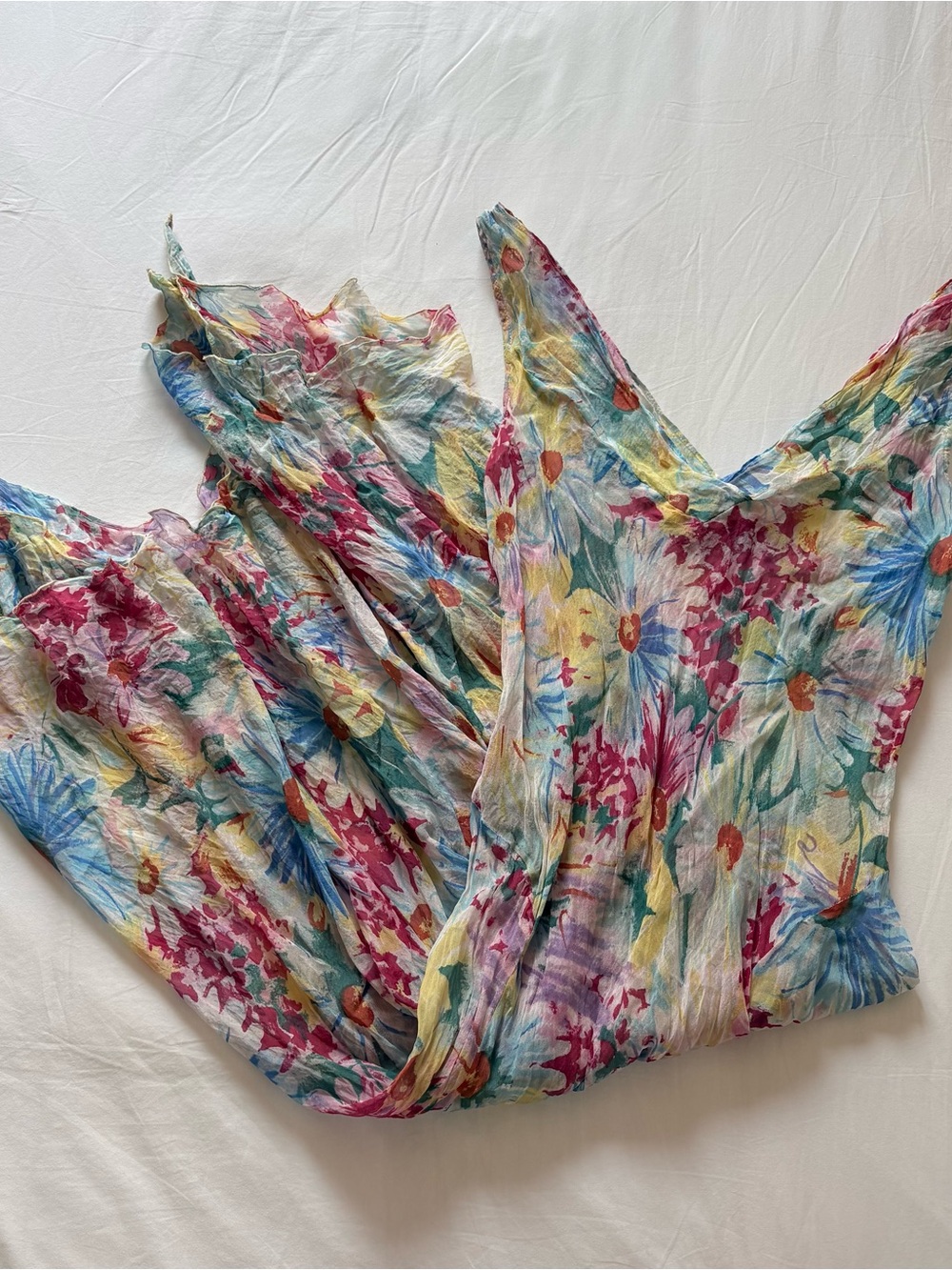 Floral sheer dress